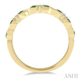 GEMSTONE & DIAMOND BAND