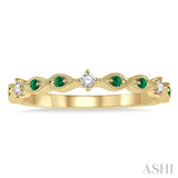 GEMSTONE & DIAMOND BAND