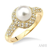 GEMSTONE & DIAMOND RING