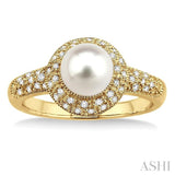 GEMSTONE & DIAMOND RING