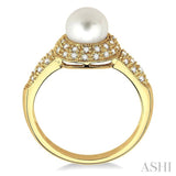 GEMSTONE & DIAMOND RING