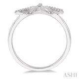 DIAMOND BOW TIE RING