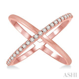 DIAMOND X RING