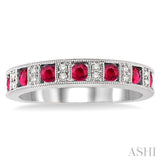 GEMSTONE & DIAMOND BAND