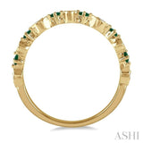 GEMSTONE & DIAMOND STACKABLE BAND