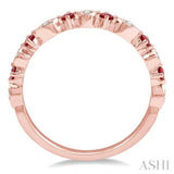 GEMSTONE & DIAMOND STACKABLE BAND