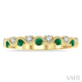 GEMSTONE & DIAMOND BAND