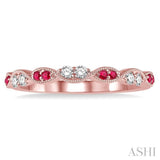GEMSTONE & DIAMOND BAND