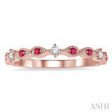 GEMSTONE & DIAMOND BAND