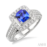 GEMSTONE & DIAMOND RING