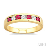 GEMSTONE & DIAMOND BAND