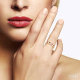 GEMSTONE & DIAMOND BAND