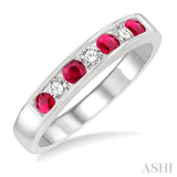 GEMSTONE & DIAMOND BAND