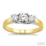 PAST PRESENT & FUTURE DIAMOND RING
