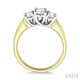 PAST PRESENT & FUTURE DIAMOND RING