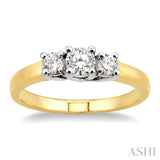 PAST PRESENT & FUTURE DIAMOND RING