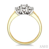 PAST PRESENT & FUTURE DIAMOND RING