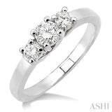 PAST PRESENT & FUTURE DIAMOND RING