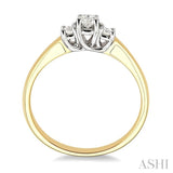 PAST PRESENT & FUTURE DIAMOND RING