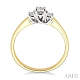 PAST PRESENT & FUTURE DIAMOND RING