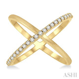 DIAMOND X RING