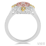 FLOWER SHAPE DIAMOND RING