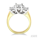 PAST PRESENT & FUTURE DIAMOND RING