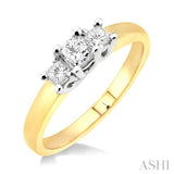 PAST PRESENT & FUTURE DIAMOND RING