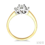 PAST PRESENT & FUTURE DIAMOND RING
