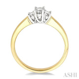 PAST PRESENT & FUTURE DIAMOND RING