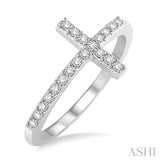 DIAMOND CROSS RING