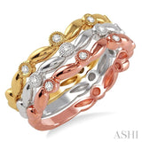 STACKABLE DIAMOND RING SET