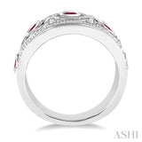 GEMSTONE & DIAMOND BAND