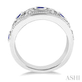 GEMSTONE & DIAMOND BAND