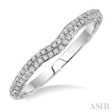 TWO ROW DIAMOND WEDDING BAND