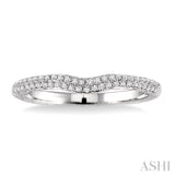 TWO ROW DIAMOND WEDDING BAND