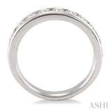 CHANNEL SET DIAMOND WEDDING BAND