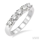 FIVE STONE DIAMOND WEDDING BAND