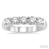 FIVE STONE DIAMOND WEDDING BAND