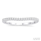 DIAMOND CURVED WEDDING BAND