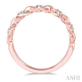 STACKABLE DIAMOND WEDDING BAND