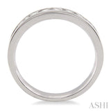 CHANNEL SET DIAMOND WEDDING BAND