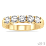 FIVE STONE DIAMOND WEDDING BAND