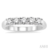 FIVE STONE DIAMOND WEDDING BAND