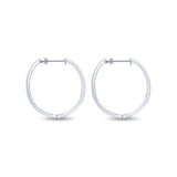 14K White Gold Earring EG10855W45JJ