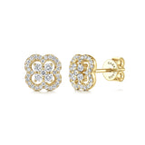 14K Yellow Gold Earring EG12221Y45JJ