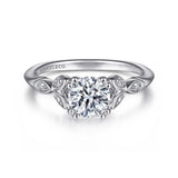 14K Yellow Gold, 14K White Gold Engagement Ring ER11721R4M44JJ