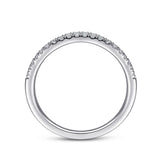 14K White Gold Wedding Band WB11794R3W44JJ
