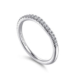 14K White Gold Wedding Band WB11794R3W44JJ
