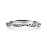 14K White Gold Wedding Band WB11828R2W44JJ